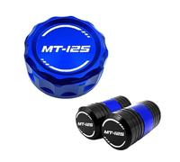 Depósito Líquido Freno Tapa Para MT125 Mt 125 MT-125 2008-2019 Motocicleta CNC Depósito De Líquido Freno Trasero Tapa Cilindro Y Tapas Válvula Neumático