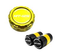 Depósito Líquido Freno Tapa Para MT125 Mt 125 MT-125 2008-2019 Motocicleta CNC Depósito De Líquido Freno Trasero Tapa Cilindro Y Tapas Válvula Neumático