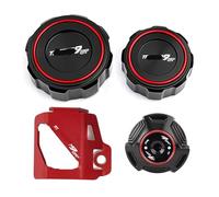 Depósito Líquido Trasero para Tracer 9GT para 9 GT para 900 Depósito De Líquido Freno Delantero Trasero Tocicleta Tapa Tanque Llenado Motor