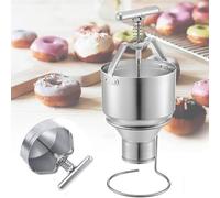 Depósito manual de donas con grosor ajustable para dispensar y dar forma uniforme a la masa