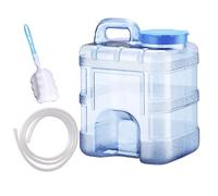 Depósito para agua, depósito de agua de 10 litros, dispensador resistente a las fugas, cubo de plástico alimentario para huerto, casa, jardín, piscina, garaje