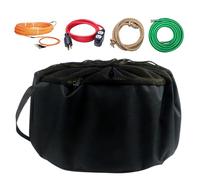 Depósito Para Almacenamiento De Manguera De Aguas Residuales,Bolsa de Almacenamiento para Equipos | Organizador de Malla Transpirable para Viajes Casa Móvil Jardín Trasero Riego Camping y Tráiler