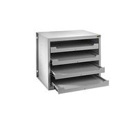 Depósito para maletines de piezas pequeñas gris luminoso