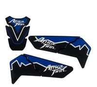 Deposito Pegatina Adhesivo Lateral Para Depósito De Combustible Motocicleta Para Africa Twin CRF1100L 2019-2024 Protector Antideslizante Moto Tanque Almohadilla Adhesivo(Azul)