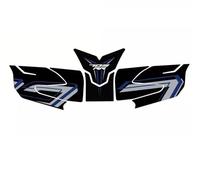 Deposito Pegatina Adhesivo Para Depósito Combustible Para Zontes 703RR 703 RR, Almohadilla Protectora Lateral Antideslizante, Diseño Espina Pescado Motocicleta Tanque Protector(Color 6)
