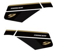 Depósito Pegatina Kit Completo De Adhesivos Carenado Para YAMAHA Tracer9, Tracer 9GT Y + 2021-2023 Protector Depósito Combustible, Almohadilla Protector Tanque Motocicleta(Color 9)