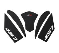 Depósito Pegatina Protector De Depósito Combustible Para Motocicleta Para Aprilia RS457 RS 457 2024 2025 2026 Gasolina Lateral Adhesivo Goma Antideslizante Protector Tanque Motocicleta(negro 2)