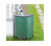 Depósito portátil de almacenamiento de agua de lluvia de 250 litros, barril de lluvia plegable de PVC, ecológico, colector de agua de jardín, solución eficiente de cosecha de lluvia en verde para la