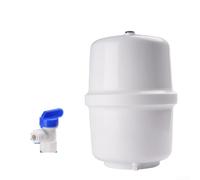Depósito purificador de agua para las necesidades diarias de hidratación | Cuerpo de plástico, construcción robusta, resiste el desgaste, acabado blanco o azul, larga vida útil