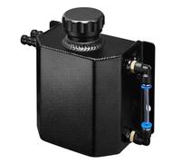 Depósito Refrigerante Depósito Botella Agua Recuperación Desbordamiento Radiador Refrigerante Aluminio 1L Universal Tanque Desbordamiento Refrigerante