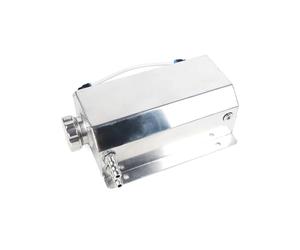 Depósito Refrigerante Depósito Depósito Universal De Aceite De Aluminio De 1 L O 2 L Para Refrigerante De Motor, Radiador, Tanque Desbordamiento Con Tapón De Drenaje Y Respiradero.(2LYH-Silver)