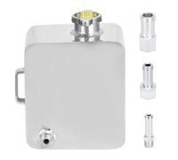 Depósito Refrigerante Depósito PQY - Tanque De Expansión De Agua De Aleación Pulida De 2L Con Tapa. Kit De Depósito De Desbordamiento De Refrigerante. PQY-TK24(Silver)