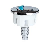 Depósitos de agua galvanoplastia con doble descarga y forma ovalada para inodoro. Barra de ahorro de agua. Accesorios de baño, botón de metal para mango de inodoro