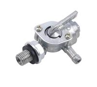 Depósitos de combustible para moto Válvula Combust Interruptor de combustible para tanque gasolina, grifo , válvula cierre, bomba, llave purga generador, aceite motor(Silver)