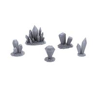 Depósitos de piedras preciosas, 3D impreso tablero RPG paisaje y terreno de guerra para miniaturas de 28 mm