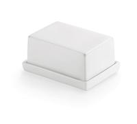 Depot4Design Cook & Eat Butter Dish L, para 250 g de Mantequilla, Porcelana, Blanco, 20261