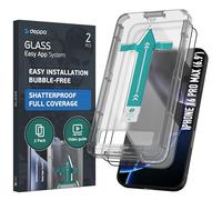 Deppa |2 Piezas| para Iphone 16 Pro Max (6.9') Protector de Pantalla [Cobertura Total] con Kit de Fácil Instalación Sin burbujas, Ultra resistente 9H, Antihuellas, Antirayaduras