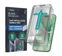 Deppa |2 Piezas| para iPhone 17, iPhone 16 Pro (6.3") Protector de Pantalla con Kit de Instalación Inteligente | Anti-Polvo y Sin Burbujas | Cobertura Completa, Antiarañazos, Antihuellas
