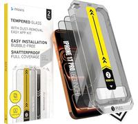 Deppa |2 Piezas| para iPhone 17 Pro (6.3") Cristal Templado Protector de Pantalla con Kit de Instalación Inteligente | Anti-Polvo y Sin Burbujas | Cobertura Completa, Antiarañazos, Antihuellas