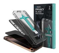 Deppa |2 Piezas| Privacidad Protector de Pantalla para iPhone 16 Pro Max (6.9') | Cristal Templado Antiespia con Kit de Instalación Fácil | Antiarañazos, Cobertura Completa