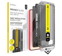 Deppa [2 Piezas Privacidad Protector de Pantalla para Samsung S25/S24 (6.2') [Desbloqueo de Huellas] con Kit de Instalación Inteligente | Anti-Polvo y Sin Burbujas| Cobertura Completa