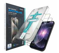 Deppa |2 Piezas| Protector de Pantalla Anti Luz Azul para iPhone 17e/16e/14/13/13 Pro (6,1”) de Cristal Templado 9H, Antiarañazos, Antihuellas, con Kit de Fácil Instalación