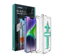 Deppa | 2 Piezas | Protector de Pantalla iPhone 13 Pro Max, 14 Plus (6.7") de Cristal Templado | Cobertura Completa, Antiarañazos, Resistente a Huellas, Kit de Instalación Fácil