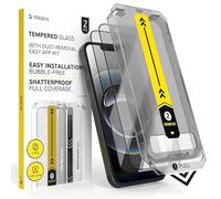 Deppa | 2 Piezas | Protector de Pantalla iPhone 17e/16e/14/13/13 Pro (6,1") de Cristal Templado | Cobertura Completa, Antiarañazos, Anti-Huellas, Anti-Polvo, Sin Burbujas, Kit de Instalación Fácil