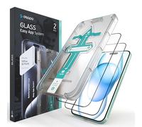 Deppa |2 Piezas| Protector de Pantalla para iPhone 15 Plus / 16 Plus (6.7”) con Kit de Fácil Instalación, Resistente a Arañazos, Antihuellas, Cobertura Completa