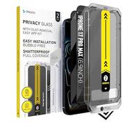 Deppa | 2 Piezas | Protector de Pantalla Privacidad iPhone 17 Pro Max (6,9") | Cristal Templado Antiespia con Kit de Instalación Fácil, Antiarañazos, Cobertura Completa