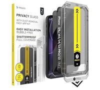 Deppa | 2 Piezas | Protector de Pantalla Privacidad para iPhone 17e/16e/14/13/13 Pro (6,1") | Cristal Templado Antiespia con Kit de Instalación Fácil, Antiarañazos, Cobertura Completa
