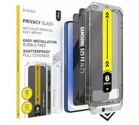 Deppa | 2 Piezas | Protector de Pantalla Privacidad para Samsung S25 FE (6,7") | Cristal Templado 9H | Anti-Espía | Cobertura Completa | Kit de Instalación Fácil