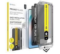 Deppa | 2 Piezas | Protector de Pantalla Privacidad para Samsung S26+ Plus (6,7") | Cristal Templado Antiespía con Marco de Instalación Fácil | Compatible con Huella Dactilar