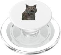 Depredador del Gato Salvaje del Lince del Norte de Eurasia PopSockets PopGrip para MagSafe