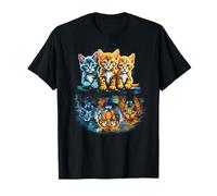Depredadores Tigre Leopardo León Gatito Camiseta