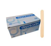 Depresores de madera | 100 unidades | No estériles | Madera Nacional.