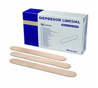 Depresores de madera NO ESTERILES de un solo uso (Paquete de 100 piezas) (1)…
