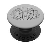 Depression Graphic Y2K For Women and Mental Health Awareness PopSockets PopGrip Adhesivo