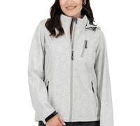 DEPROC-Active Chaqueta softshell para mujer con capucha extraíble, cortavientos Shelby Peak