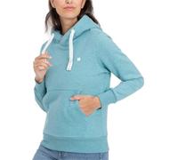 Deproc Active Damen Sweatshirt Pullover mit Kapuze Kapuzenjacke Kapuzenpullover Fleecejacke Windbreaker Hoodie HildaCMYK, Sudadera con Capucha Mujer, Türkis,