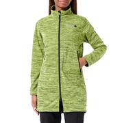 Deproc Active Elmsdale Long II-Abrigo Corto para Mujer, Ligero, Cortavientos, Chaqueta de Entretiempo Forro Polar de Punto, Verde, 38