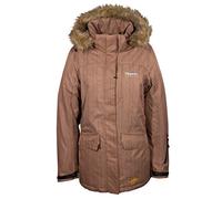 DEPROC-Active Mujer Chaqueta multifunción Parka, otoño/Invierno, Mujer, Color marrón, tamaño 40