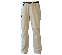 DEPROC-Active Pantalones de Trekking y Senderismo Mujer Kenora de Double Zip Off, Todo el año, Mujer, Color Beige - Arena, tamaño 21