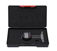 Depth Gauge Electronic Depth Gage 0-50.8 mm High Accuracy 0.001 mm LCD Display with USB Port for Precision Measuring Tools, Alloy Steel Construction