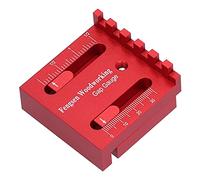 Depth Measuring Ruler, Gaps for Woodworking, Aluminum Alloy Marking with and Metric Scales, 4 27mm Measurement Tool for Saw Gaps and Grooves