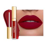 Depuplum Pintalabios rojo oscuro mate para mujer, pintalabios Colorstay de | Pintalabios líquido mate oscuro, a prueba de manchas, DM18 Oxblood Red