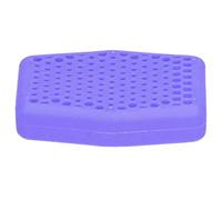 Depurador corporal de silicona, agradable para la piel más Funda de jabón productora de espuma Exfolia eficazmente para espuma de baño de jabón(Púrpura)