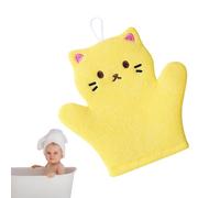 Depurador corporal para niños, guantes de baño para niños | Guantes de baño para animales - Manopla animal linda del baño del niño, cepillo del baño del cuerpo de Toddle del exfoliante Qarido