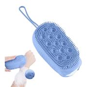 Depurador corporal - Silicona 2.17x2.95x4.92 pulgadas 48g | Cepillo de limpieza de ducha | Depurador de baño, cuello, pierna, espalda, brazo, limpiador de limpieza de la piel de doble cara | Cuarto de
