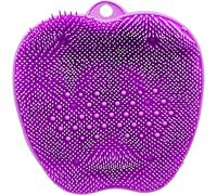 Depurador de Pies de Baño, Limpiador de Pies para Ducha, Exfoliación, Reduce el Dolor, Pies Cansados, Relaja la Acupresión, Aumenta la Circulación con Ventosas Antideslizantes(morado)